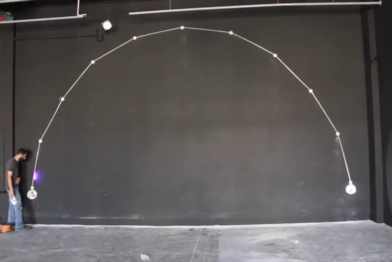 LightPong — the hanging